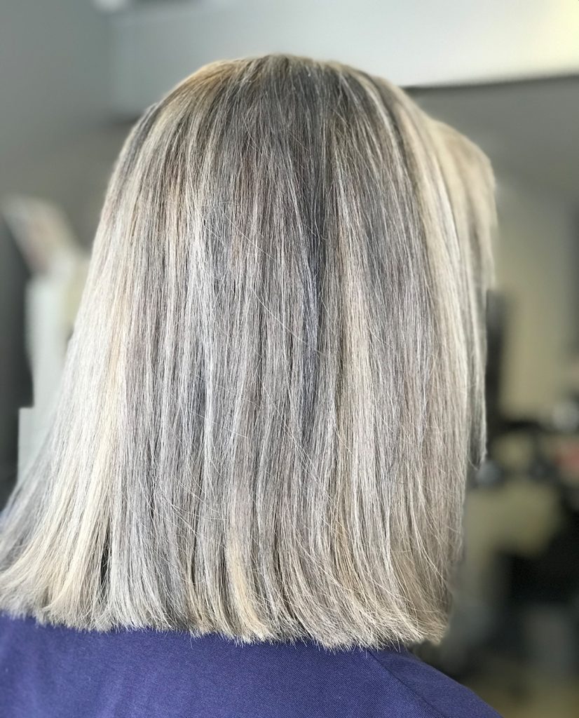 tinte cabello gris