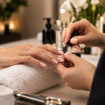 Manicura en Stilos peluqueria y estetica rafol