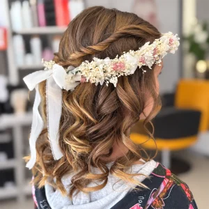 peinado infantil bodas